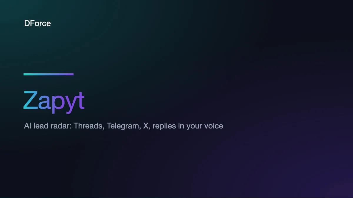 Zapyt: AI lead-finding SaaS